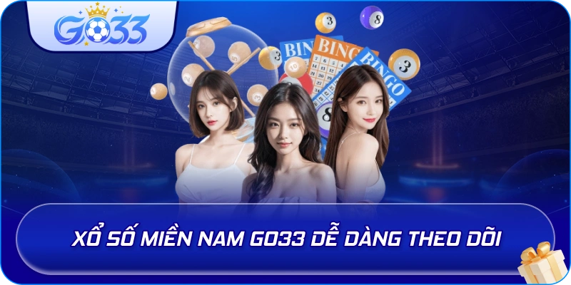 Xổ Số Miền Nam GO33 dễ dàng theo dõi