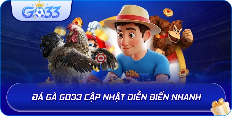 Đá Gà GO33 cập nhật diễn biến nhanh