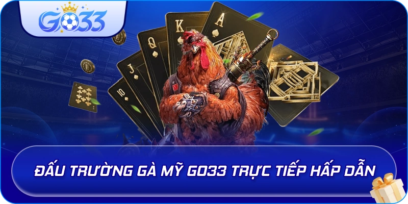 Đấu Trường Gà Mỹ GO33 trực tiếp hấp dẫn