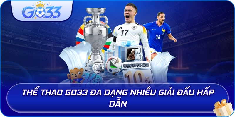 Thể Thao GO33 đa dạng nhiều giải đấu hấp dẫn